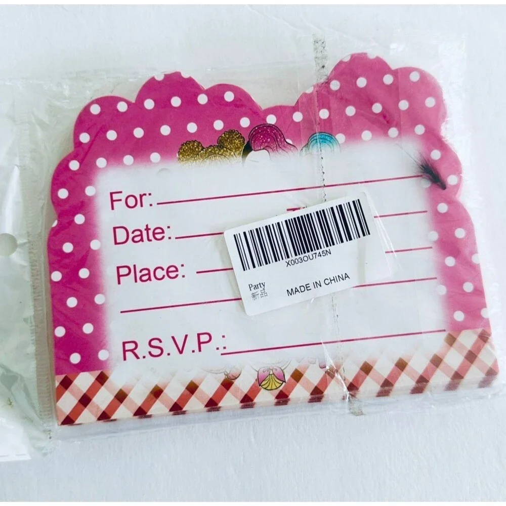 LOL Doll Surprise Birthday Invitations Cards 30 Invites
